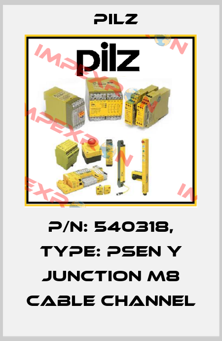 p/n: 540318, Type: PSEN Y junction M8 cable channel Pilz