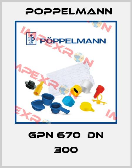 GPN 670  DN 300 Poppelmann