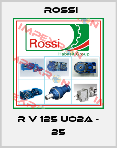 R V 125 UO2A - 25 Rossi