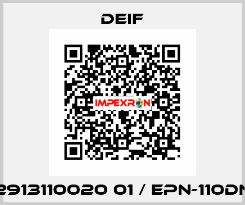 2913110020 01 / EPN-110DN Deif