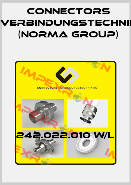 242.022.010 W/L Connectors Verbindungstechnik (Norma Group)