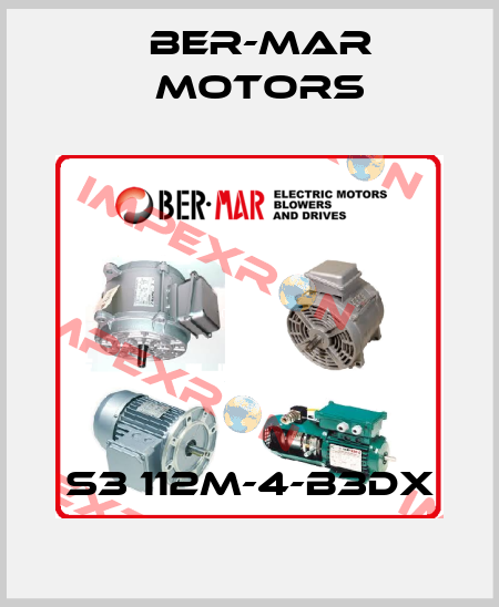 S3 112M-4-B3DX Ber-Mar Motors