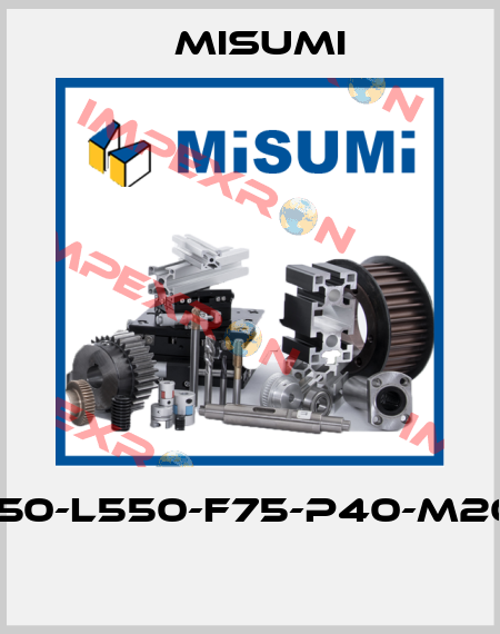 SFPG50-L550-F75-P40-M20-SC0  Misumi