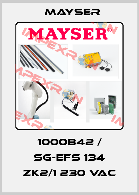 1000842 / SG-EFS 134 ZK2/1 230 VAC Mayser