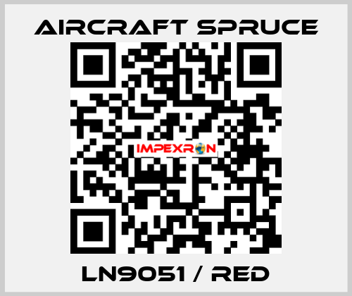 LN9051 / red Aircraft Spruce