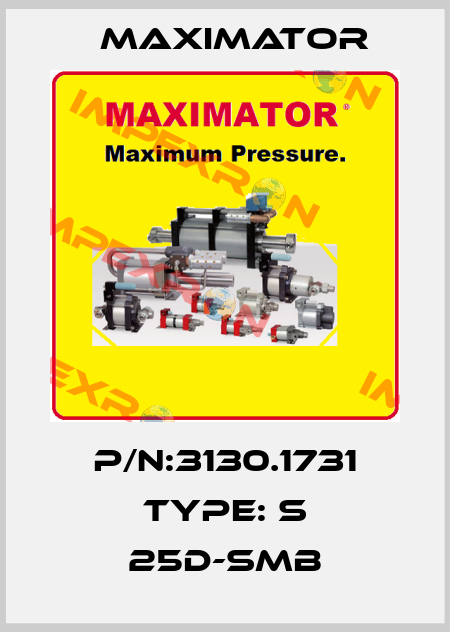 P/N:3130.1731 Type: S 25D-SMB Maximator