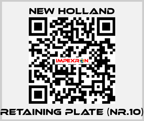 Retaining plate (Nr.10) New Holland