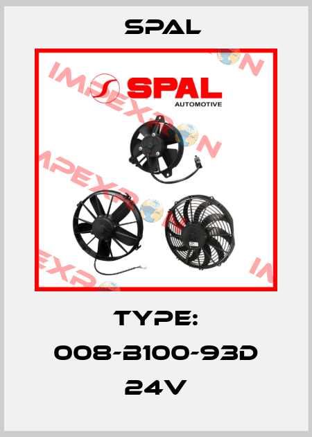Type: 008-B100-93D 24V SPAL