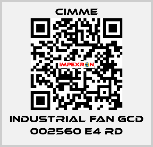 Industrial Fan GCD 002560 E4 RD Cimme