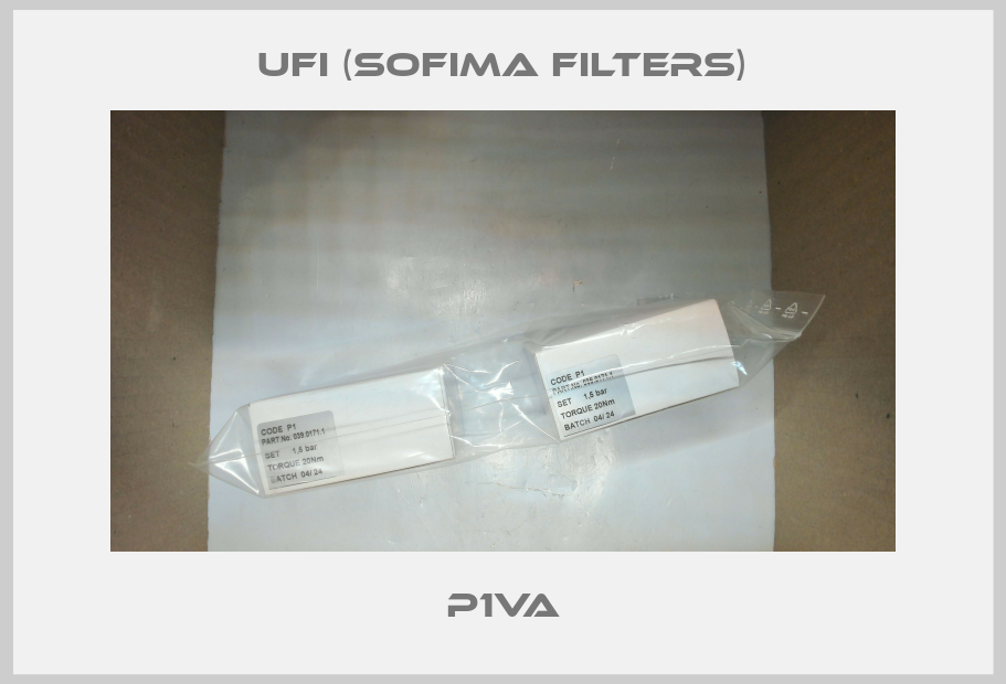P1VA Ufi (SOFIMA FILTERS)