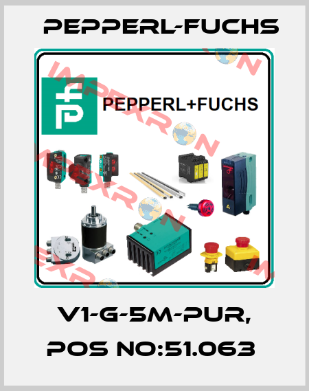 V1-G-5M-PUR, POS NO:51.063  Pepperl-Fuchs