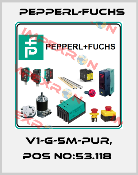 V1-G-5M-PUR, POS NO:53.118  Pepperl-Fuchs