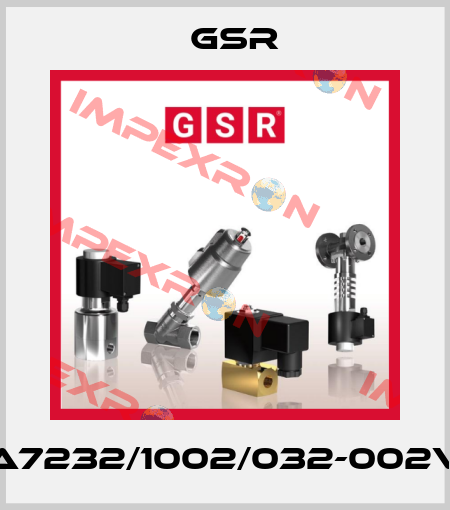A7232/1002/032-002V GSR