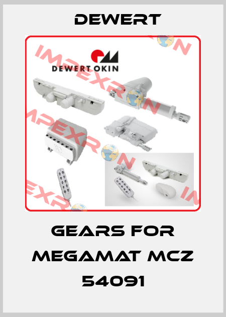 Gears for Megamat MCZ 54091 DEWERT