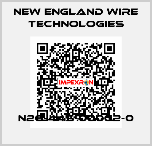 N26-44S-00002-0 New England Wire Technologies