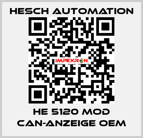 HE 5120 MOD CAN-Anzeige OEM Hesch Automation