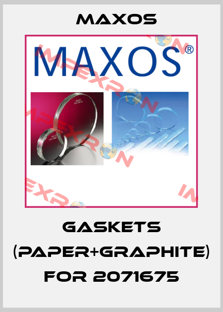 Gaskets (paper+graphite) for 2071675 Maxos