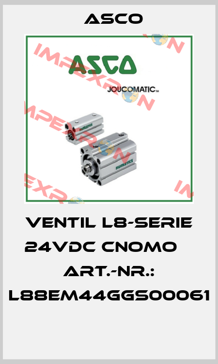 VENTIL L8-SERIE 24VDC CNOMO         ART.-NR.: L88EM44GGS00061  Asco