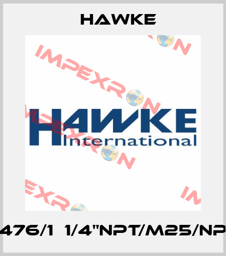 476/1‐1/4"NPT/M25/NP Hawke
