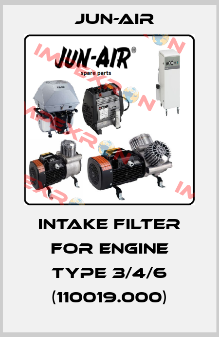 Intake filter for engine type 3/4/6 (110019.000) Jun-Air