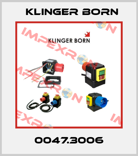 0047.3006 Klinger Born