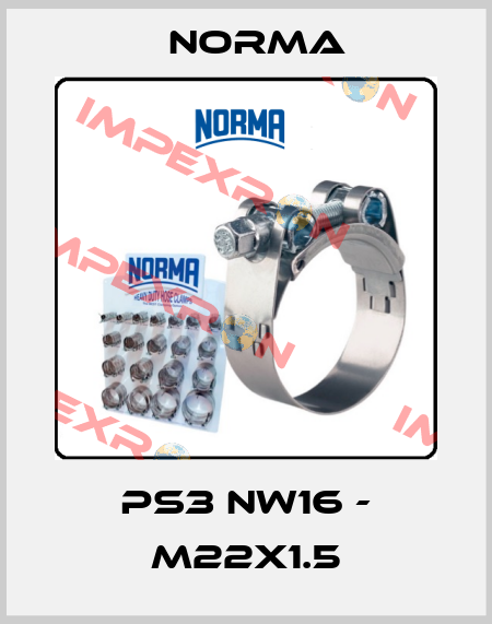 PS3 NW16 - M22X1.5 Norma