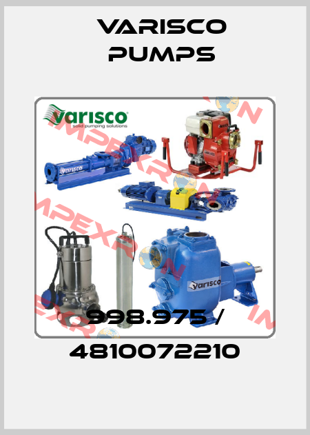 998.975 / 4810072210 Varisco pumps