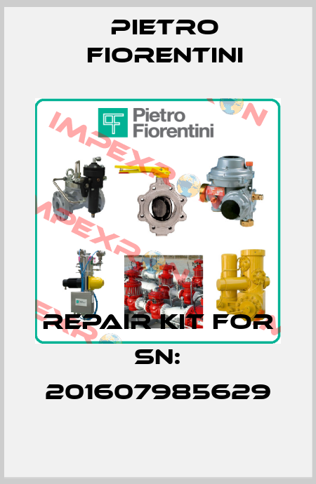 Repair kit for SN: 201607985629 Pietro Fiorentini