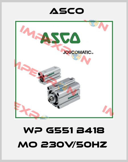 WP G551 B418 MO 230V/50HZ  Asco