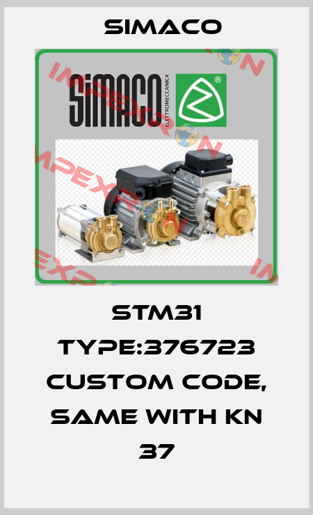 STM31 Type:376723 custom code, same with KN 37 Simaco