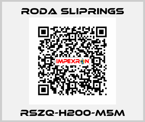 RSZQ-H200-M5M Roda Sliprings