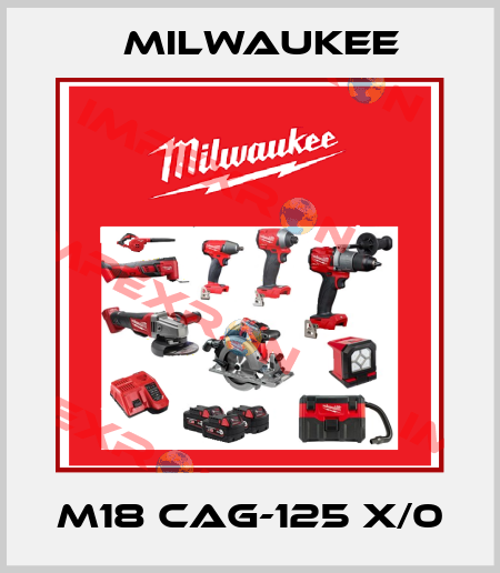 M18 CAG-125 X/0 Milwaukee