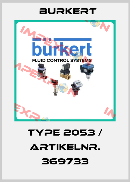 Type 2053 / Artikelnr. 369733 Burkert