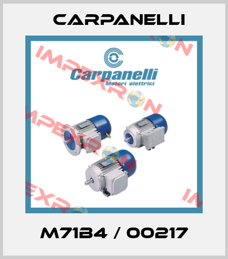 M71b4 / 00217 Carpanelli
