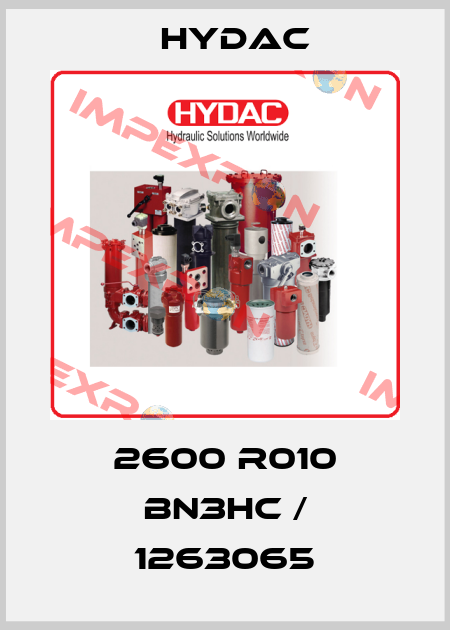 2600 R010 BN3HC / 1263065 Hydac