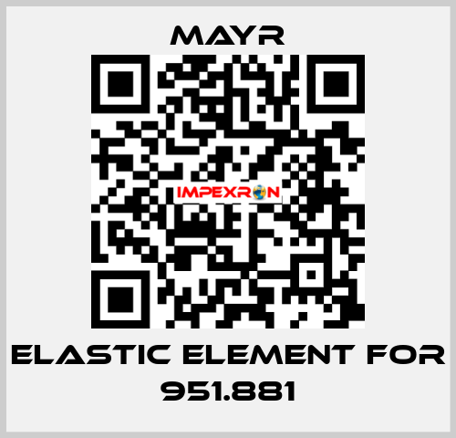 Elastic element for 951.881 Mayr