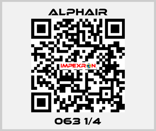 063 1/4 Alphair