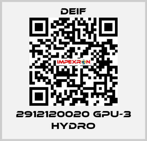 2912120020 GPU-3 Hydro Deif