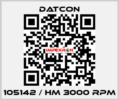 105142 / HM 3000 RPM Datcon