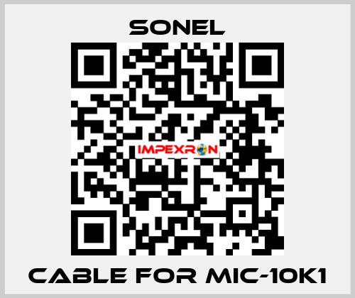 cable for MIC-10k1 Sonel