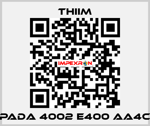 PADA 4002 E400 AA4C Thiim