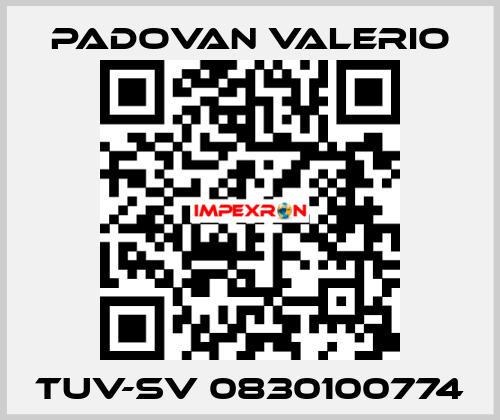 TUV-SV 0830100774 PADOVAN VALERIO