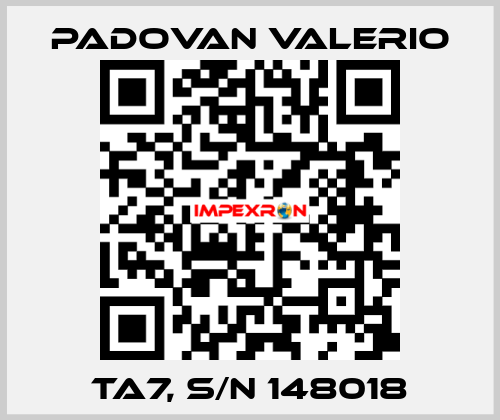TA7, s/n 148018 PADOVAN VALERIO