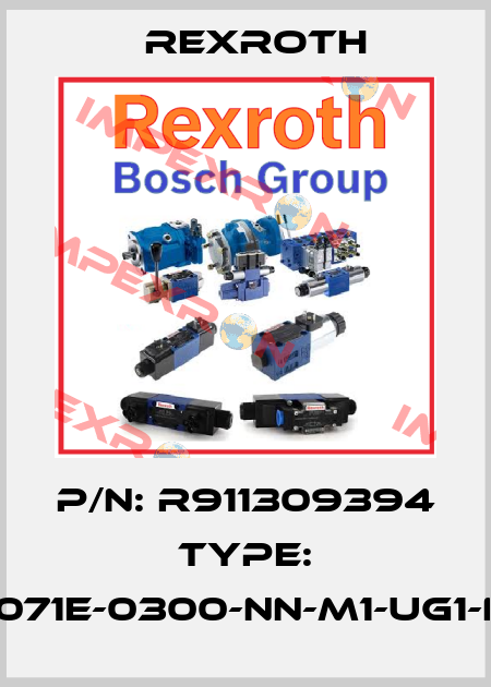 P/N: R911309394 Type: MSK071E-0300-NN-M1-UG1-NNNN Rexroth