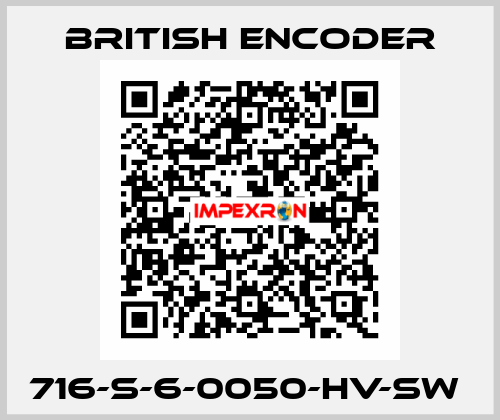 716-S-6-0050-HV-SW  British Encoder