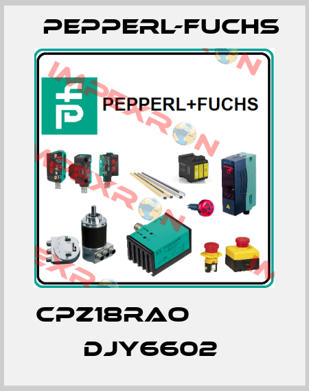 CPZ18RAO               DJY6602  Pepperl-Fuchs