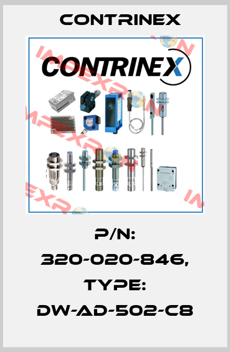p/n: 320-020-846, Type: DW-AD-502-C8 Contrinex