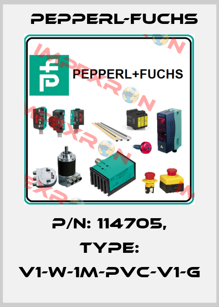 p/n: 114705, Type: V1-W-1M-PVC-V1-G Pepperl-Fuchs
