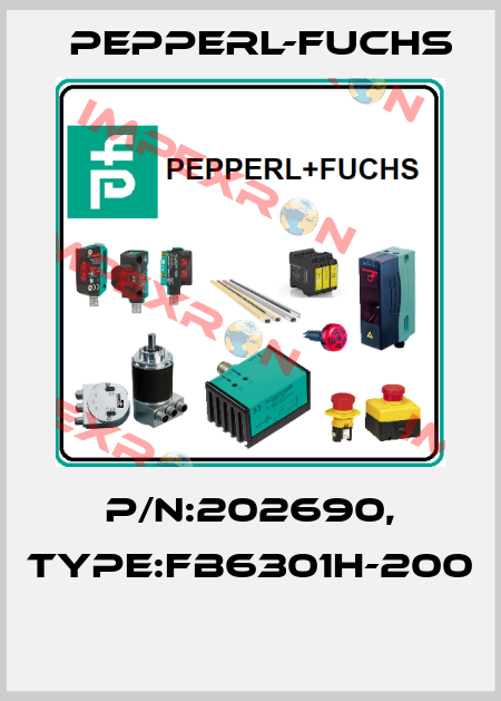 P/N:202690, Type:FB6301H-200  Pepperl-Fuchs