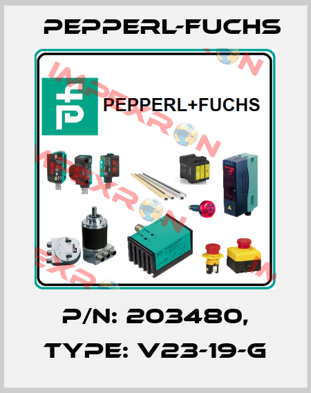 p/n: 203480, Type: V23-19-G Pepperl-Fuchs